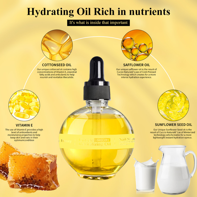 Cuticle Nutrient Oil 75ML Nutrition Soften Oil Nourish Repair Damaged For Nail Care Moisturizes Str 2