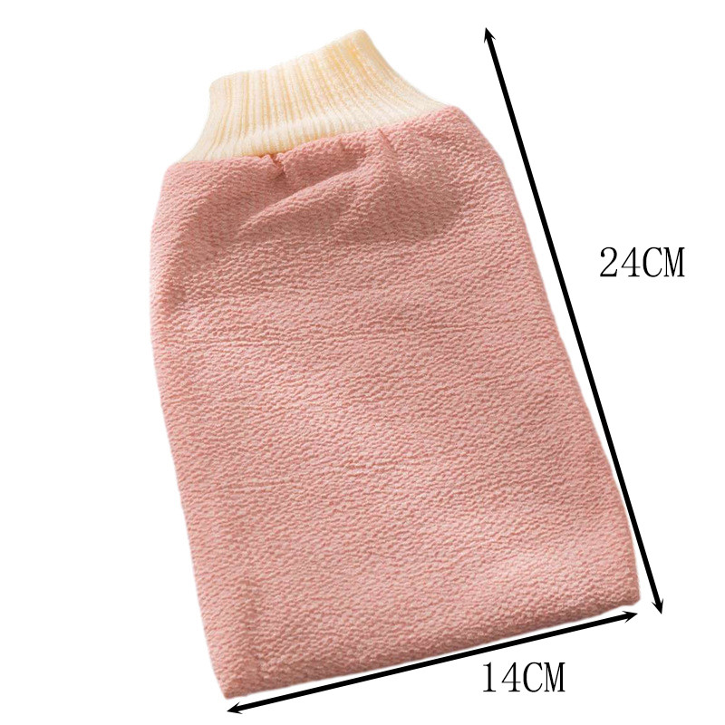 Exfoliating Bathing Glove For Back Scrub Dead Skin Removal Double Sided Body Massage Glove Deep Cl 5