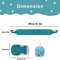 Premium Exfoliating Body Scrubber Set With Back Scrubber Bath Glove  Shower Loofah Sponge For Gentl 5