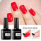 Base Top Coat Gel Polish Semi Permanent Soak Off UV Gel LED Nail Art Varnish, Durable Base Gel Top Coat Gel Varnish Man