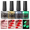Clear Base Top Coat Luminous UV Gel Kit Semi Permanent Soak Off UV Gel Nail Polish LongLasting Mani 0