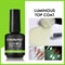 Super Top Coat Nail Gel No Wipe UV Gel Varnish, Transparent Diamond Topcoat Sealing Semi Permanent Nails Art Tools