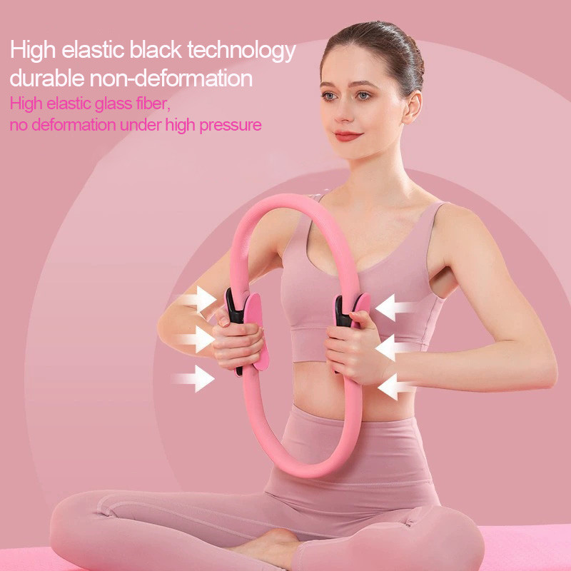 Yoga Pilates Ring Yoga Supplies Magic Ring Grip Pilates Ring For Full Body Fitness Toning 0