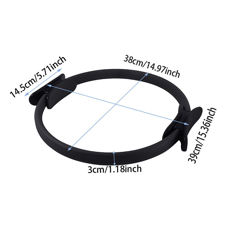 Yoga Pilates Ring Yoga Supplies Magic Ring Grip Pilates Ring For Full Body Fitness Toning 5