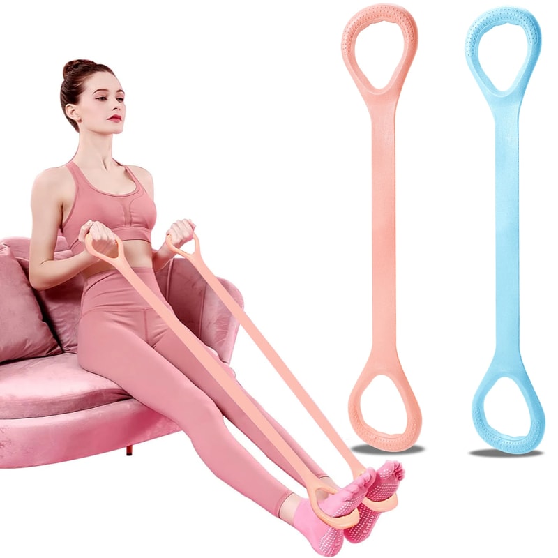 Yoga Pilates Ring Accessories with Zen Ring & Yoga Wheel Set, Complete Pilates Bed & Yoga Equipment Kit