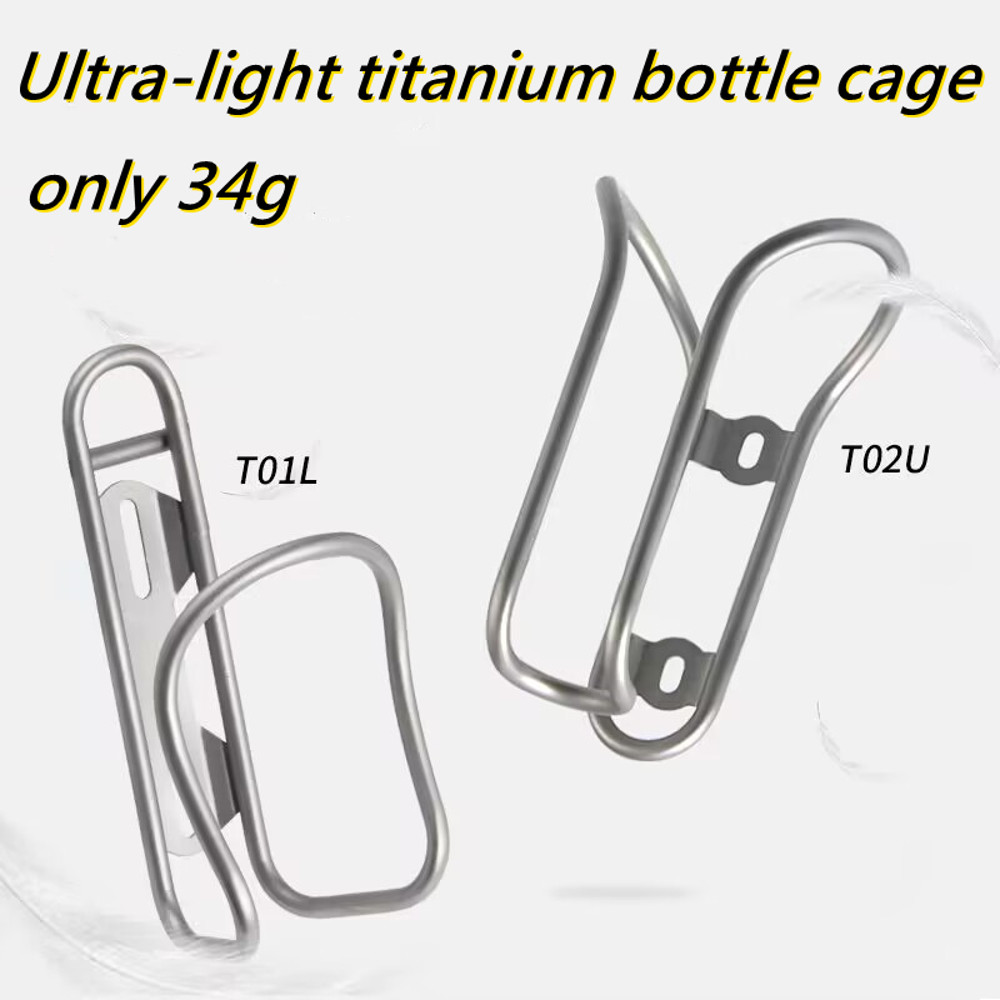 Titanium CNC Bike Accessories Cup Holder MTB Bike Bottle Holder Ti Cage For Brompton Mountain Road