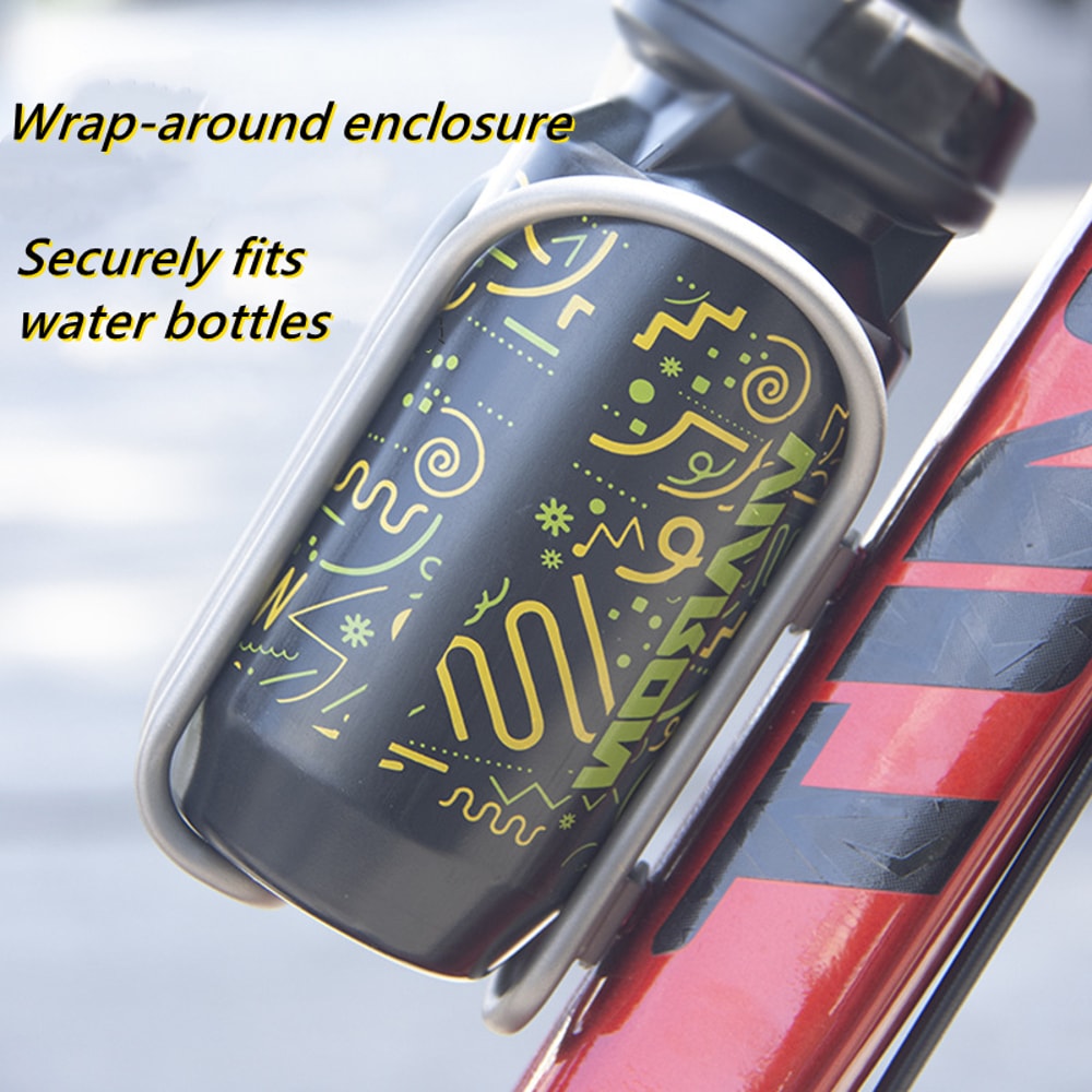 Titanium CNC Bike Accessories Cup Holder MTB Bike Bottle Holder Ti Cage For Brompton Mountain Road