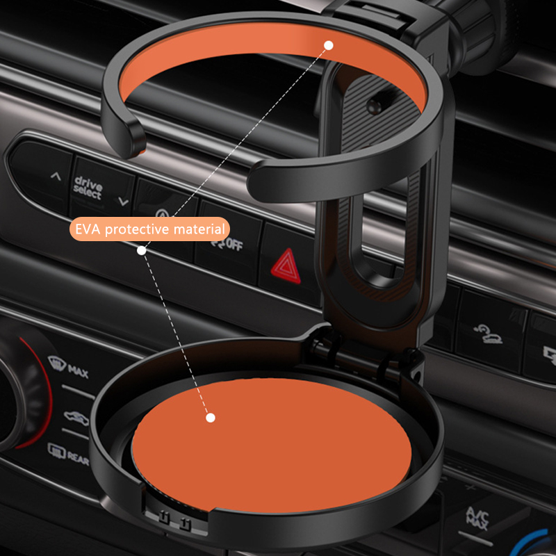 Foldable Car Cup Holder Air Outlet Vent Drink Rack Stand for Auto Water Bottles & Stable Car Organizer