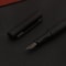 Matte Black Metal Fountain Pen with Smooth Nib, Professional Office, School Supplies & Writing Gift Pen