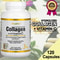 Bcuelov Hydrolyzed Collagen Peptides Plus Vitamin C, 120 Capsules for Healthy Hair, Skin, Nails, Joints Bones Support