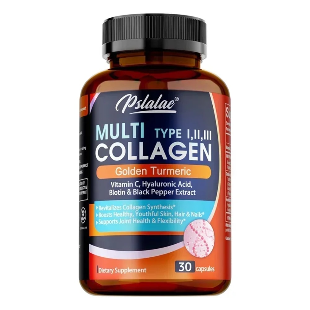 Multi Collagen Peptides Capsules With Biotin Hyaluronic Acid Supports Skin Hydration Hair Growth J 7