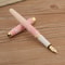 Luxury Pen With Ink Metal Fountain Pen Pink Flowers F Nib Professional Office School Supplies Gift 1
