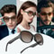 Black Wireless Smart Glasses Sports Headset, Unisex Design, USB-C Rechargeable Bluetooth Connectivity