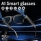 Smart Glasses Recording Videos AI Photo Recognition & Translation, Waterproof Bluetooth Glasses