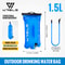 WRELS Sports Water Bladder, BPA Free, Portable Hydration Pack for Hiking & Camping, 1L-3L