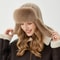 Womens Russian Caps Fur Winter Thickened Warm Knit Ushanka Earflap Pilot Hat Ski Snow Bomber Hat 11