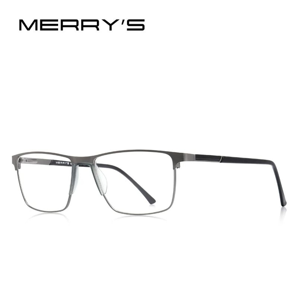 Ultralight MERRYS DESIGN Men Titanium Alloy Glasses Frame Fashion Male Square Prescription Eyewear 8