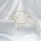 Fashion Square Frame Vintage Eyeglasses Men Oversized Metal Glasses Frame Women Clear Lens Glasses 1