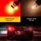 AUXITO LED Brake Light Bulb No Error Strobe Red White Backup Reverse DRL Parking Lamps
