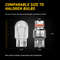 AUXITO LED Brake Light Bulb No Error Strobe Red White Backup Reverse DRL Parking Lamps