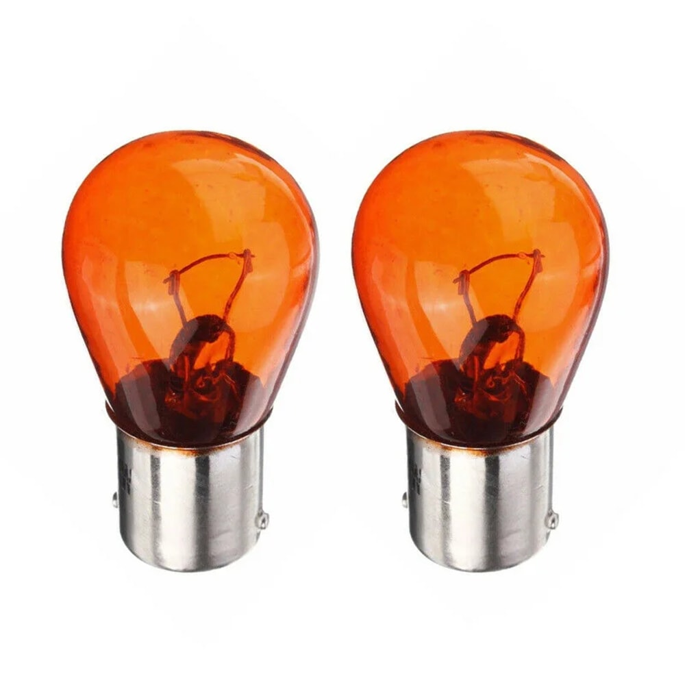 Amber Indicator Break Parking Turn Light Bulb Lamp Halogen Replacement Bulbs for Car, Auto, Scooter