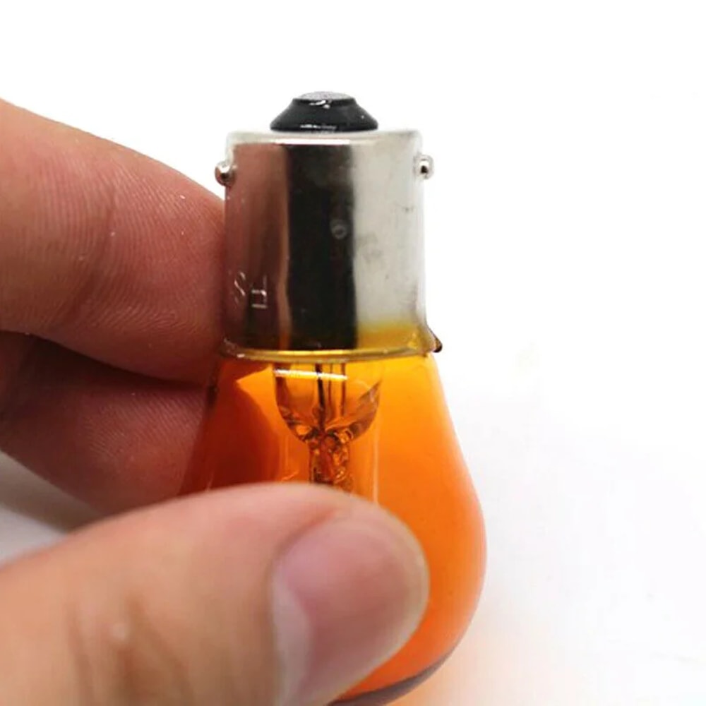Amber Indicator Break Parking Turn Light Bulb Lamp Halogen Replacement Bulbs for Car, Auto, Scooter