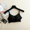 New Modal NonSteel Ring Underwear Integrated Chest Pad Suspender Vest Bra Sports Camisole 5