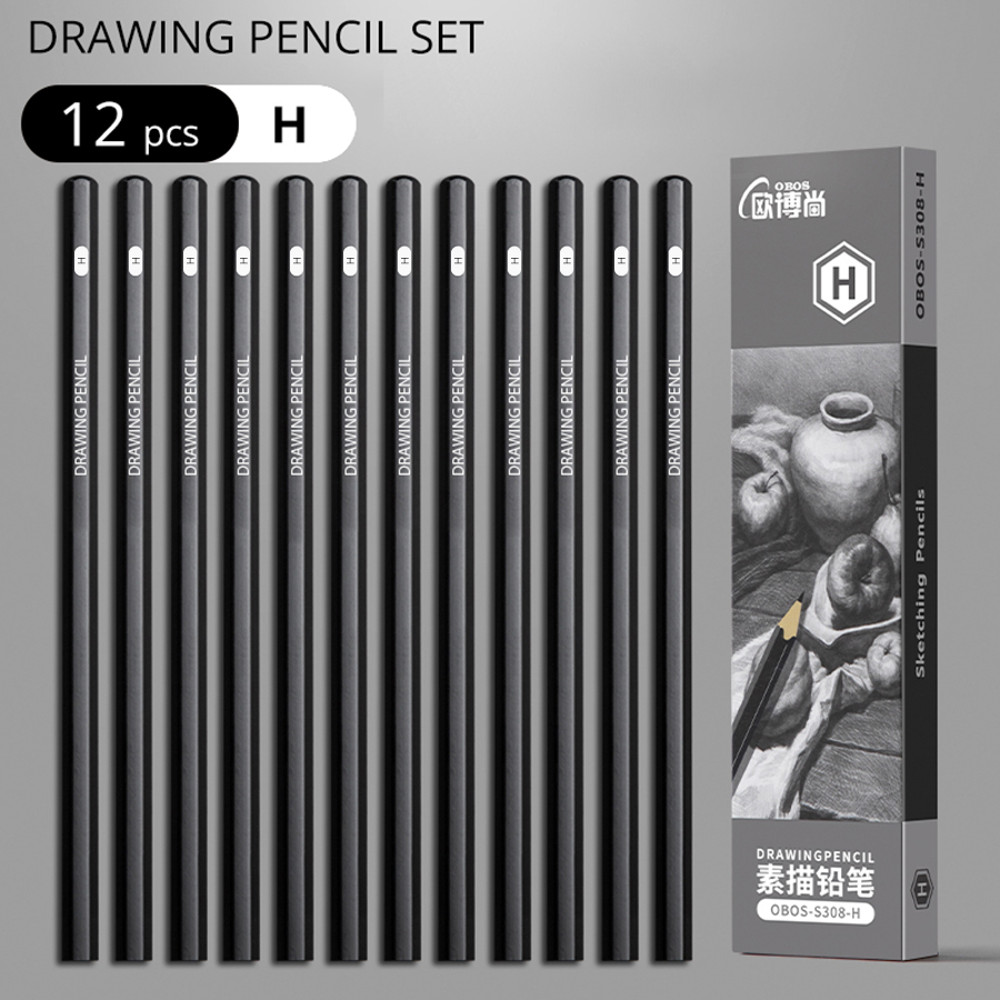 Professional Graphite  Charcoal Pencils Set Drawing  Sketching Tools For Artists Students And Begin 6