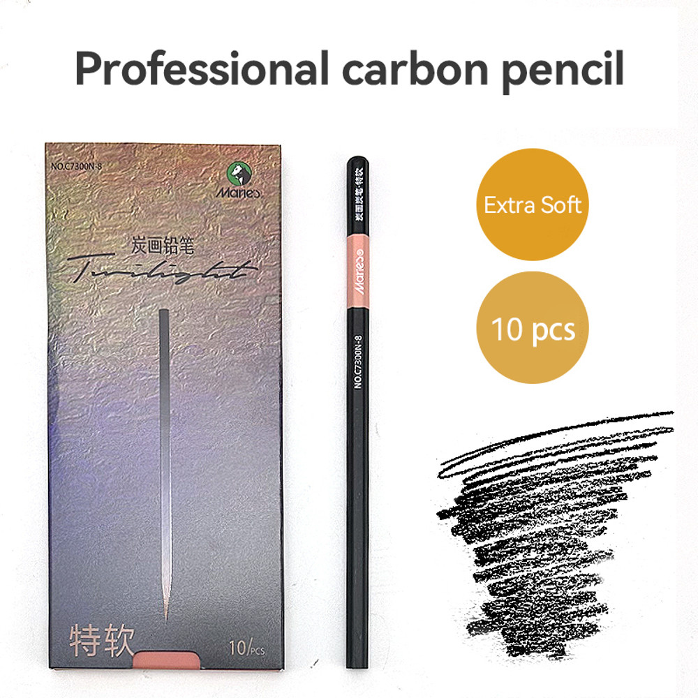 Professional Charcoal Graphite Sketch Set Pencils Box, Shading & Drawing Art Pencils for Artists, Students