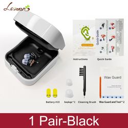 invisible wireless hearing aid adjustable mini cic sound amplifier for adults & elderly, left/right ear hearing aids