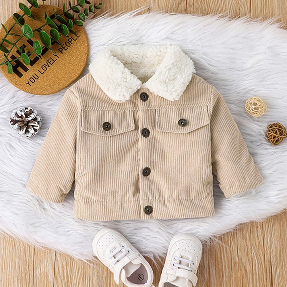 Warm Jacket Outwear For Newborn Baby Boy Casual Fashion Winter Cotton Coat With Long Sleeve Toddler 5
