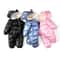 2025 Baby Winter Snowsuit Plus Velvet, Waterproof No-Wash Baby Jumpsuit Romper with Hood for Newborn Infant Boy & Girl