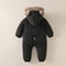 Newborn Baby Girl Clothes, Baby Boy Jumpsuit: Winter Snowsuit with Plus Velvet, Thick 0-3 Years Romper Overalls Toddler
