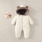 Newborn Baby Girl Clothes, Baby Boy Jumpsuit: Winter Snowsuit with Plus Velvet, Thick 0-3 Years Romper Overalls Toddler