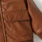 2024 New Baby Boys PU Leather Jacket, 1-3Y Fall Winter Leather Coat with Turn-Down Collar, Zipper, Fashion Outwear