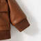 2024 New Baby Boys PU Leather Jacket, 1-3Y Fall Winter Leather Coat with Turn-Down Collar, Zipper, Fashion Outwear