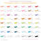 Ohuhu Honolulu Colors Alcohol Art Marker Set, Refillable Dual Tip Pens for Sketching, Manga, Drawing & Professional