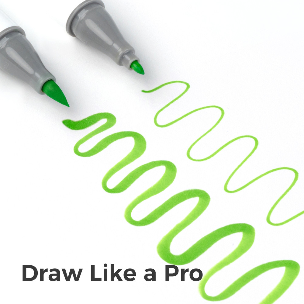 Marker Pen Set Color Markers Refillable Alcohol Art Markers With Dual Tips For Sketching Manga And  3