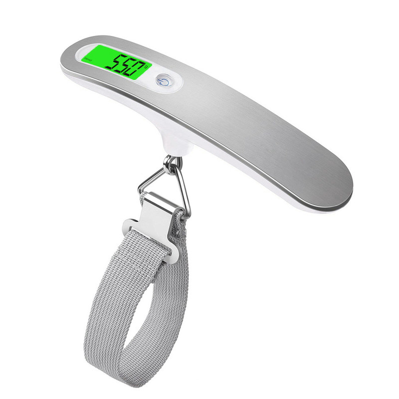 50kg Hanging Baggage Scale Digital Luggage Scale With LCD Display Portable Suitcase Weighing Scale  6