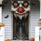 Ultimate Spooky Witch Zombie Halloween Door Cover IndoorOutdoor Haunted House Wall Decor With 2D S 2