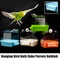 Transparent Bird Bath Box For Cage Hanging Parrot Bathtub For Budgies Canaries Cockatiels And Loveb 2