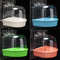 Transparent Bird Bath Box For Cage Hanging Parrot Bathtub For Budgies Canaries Cockatiels And Loveb 4