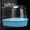 Transparent Bird Bath Box For Cage Hanging Parrot Bathtub For Budgies Canaries Cockatiels And Loveb 7