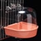 Transparent Bird Bath Box For Cage Hanging Parrot Bathtub For Budgies Canaries Cockatiels And Loveb 8