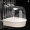 Transparent Bird Bath Box For Cage Hanging Parrot Bathtub For Budgies Canaries Cockatiels And Loveb 9