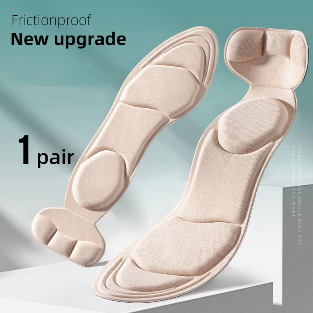 HighHeel Comfort Insoles Cutable Memory Foam Shoe Pads With AntiSlip Heel  Massage For Women Breath 6