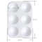 Durable White Plastic Paint Tray Palette, Watercolor Ceramic Color Mixing Palette for Art, DIY Crafts, Painting Parties