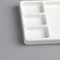 Portable Ceramic Square Palette Multigrid Watercolor Oil Paint Tray Adult Beginner Jingdezhen Firin 1