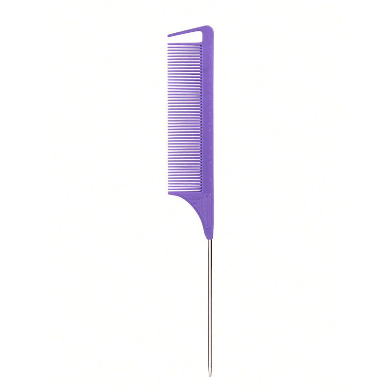 Professional Stainless Steel Pointed Tail Hair Comb Brush Salon Styling Hair Comb Tool For Hairdres 6