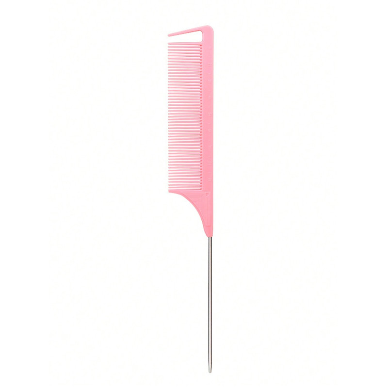Professional Stainless Steel Pointed Tail Hair Comb Brush Salon Styling Hair Comb Tool For Hairdres 8